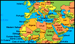 Imagem parte do mapa mundi